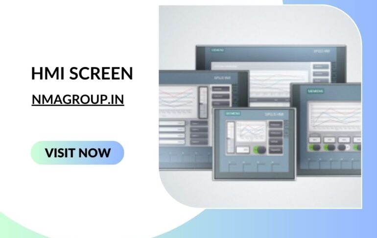 How does an HMI screen differ from a regular display?